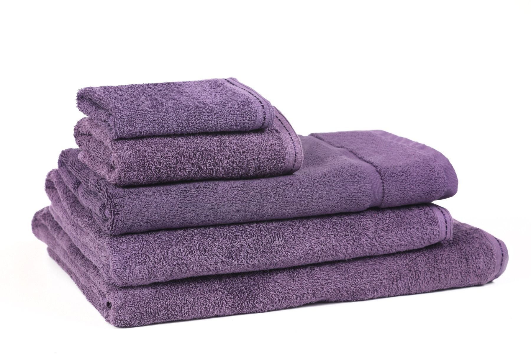 EGGPLANT Color Organic Towels
