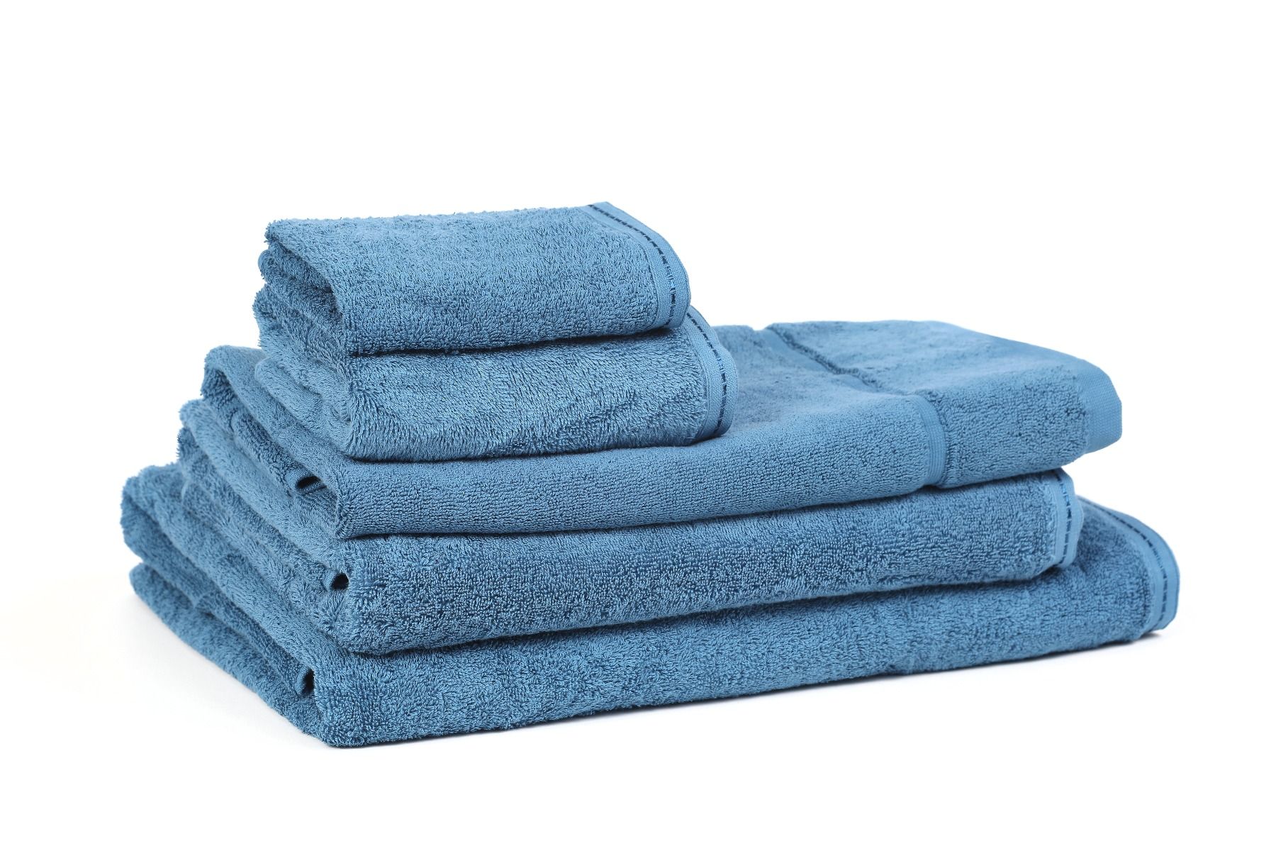 OCEAN BLUE Color Organic Towels