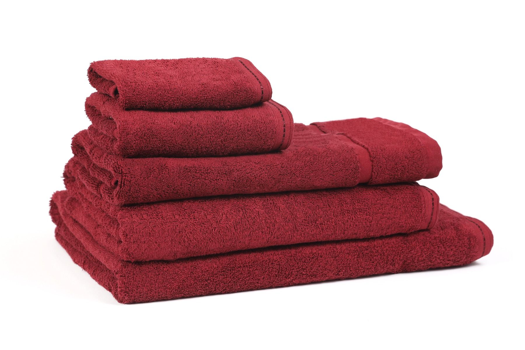 LAVA RED Color Organic Towels