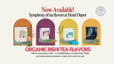 Flavors of Rishi Tea Now Available at Hotel Depot