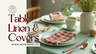 Luxury Table Linens & Covers from Hotel Depot